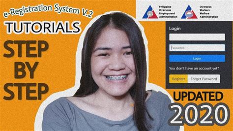 poea wis version 2.0|EREGISTRATION VERSION 2 ONLINE .